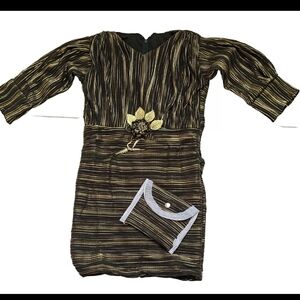 Black Party Dress With Purse